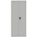 KOVONA JUMBO Werkstattregalschrank, 4 Einlegeböden, verschweißt, 800 x 600 x 1950 mm, grau