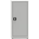 KOVONA Werkstattregalschrank, 2 Einlegeböden, geschweißt, 508 x 500 x 1150 mm, grau