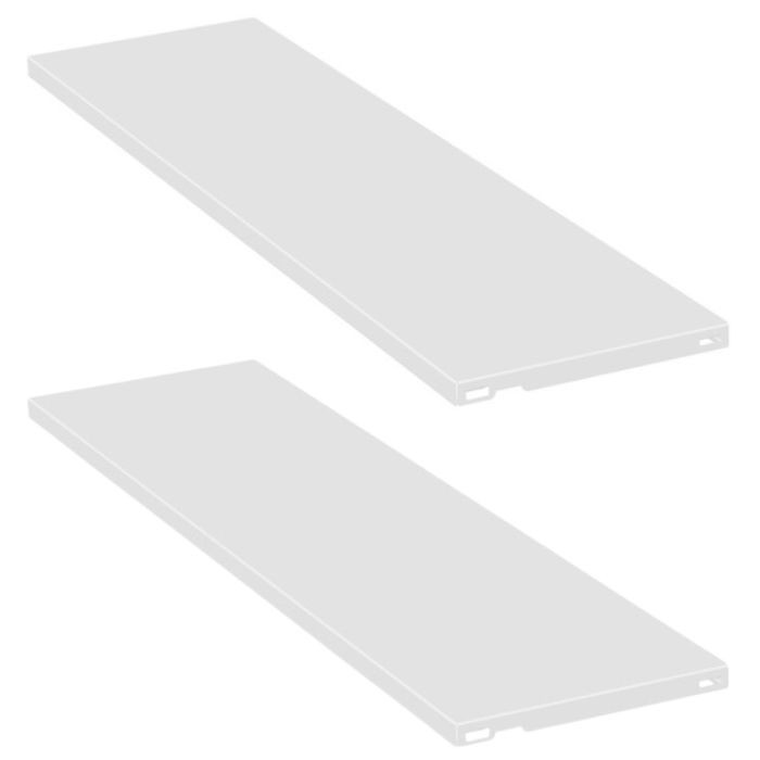 Fotografia produktu: Kovová polica pre ELEMENT SYSTEM, 800 x 250 mm, biela, balenie 2 ks