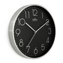 Kovové hodiny čierne MPM Metallic Elegance ∅ 300 × 40 mm