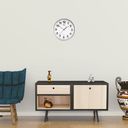 Kovové hodiny stříbrné PRIM Radio Control ∅ 303 x 45 mm