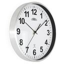 Kovové hodiny stříbrné PRIM Radio Control ∅ 303 x 45 mm