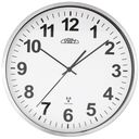 Kovové hodiny stříbrné PRIM Radio Control ∅ 303 x 45 mm