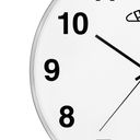 Kovové hodiny strieborné PRIM Alfa ∅ 400 × 40 mm