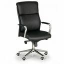 Kožená kancelářská židle VIRO, černá