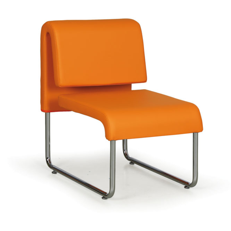 Fotografia produktu: Kožené kreslo do čakární, Sofa PUBLIC, oranžová