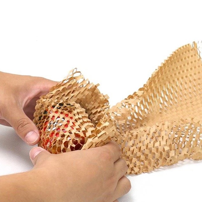Wabenpapier, Verpackung Papier - Verpackungsmaterial für empfindliche Gegenstände Wabenpapier, Verpackung Papier - Verpackungsmaterial für empfindliche Gegenstände