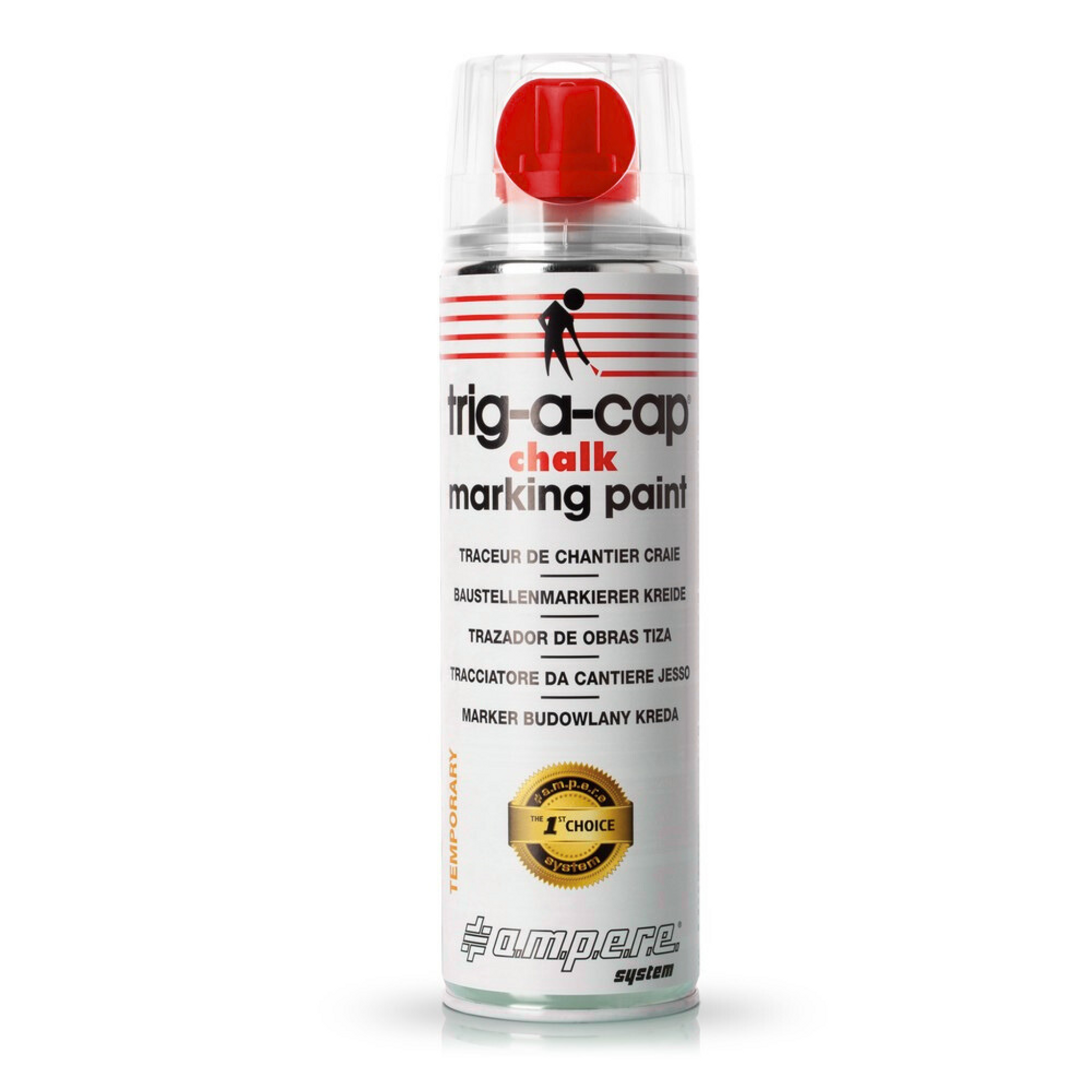 Kreda w sprayu TRIG-A-CAP CHALK, czerwona