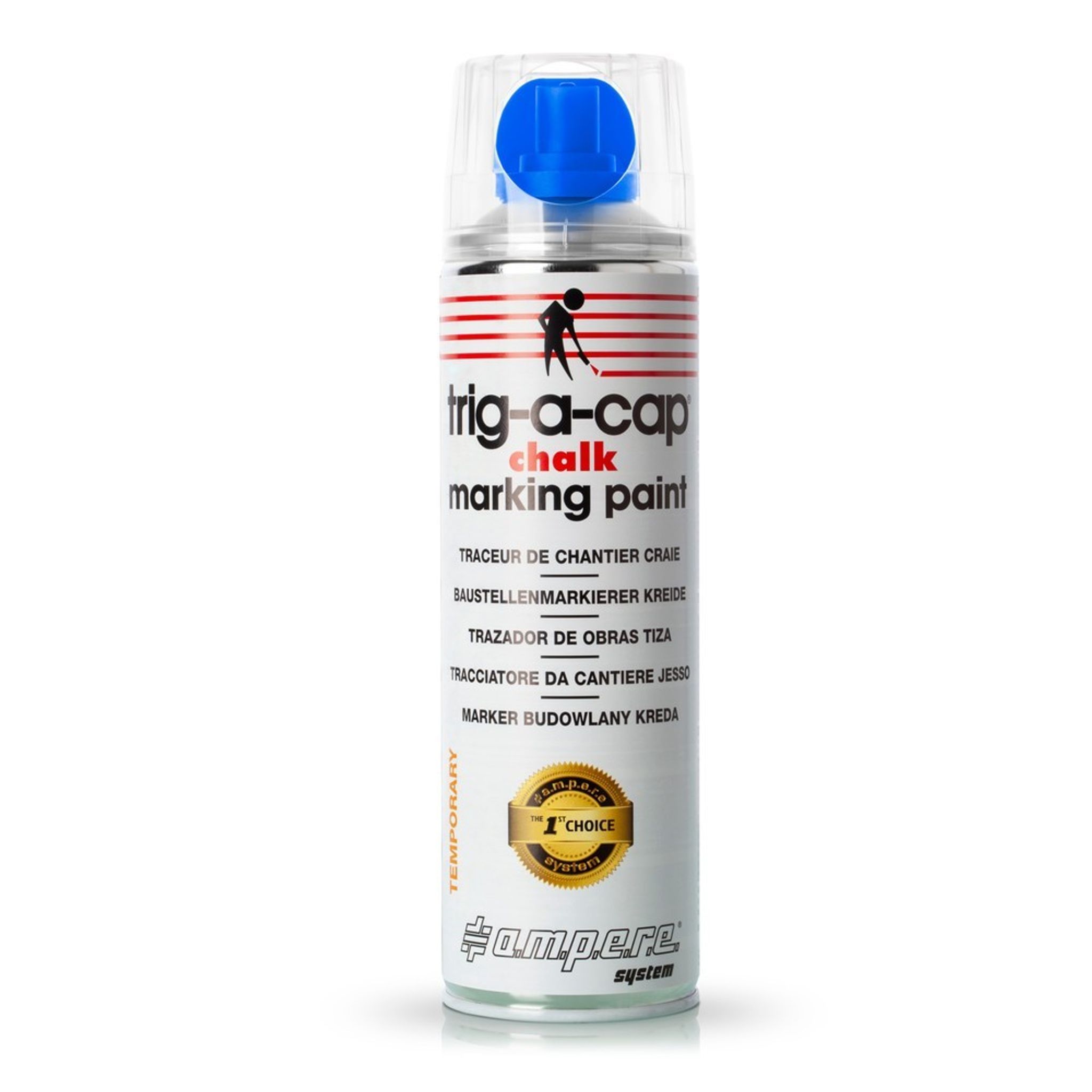 Kreda w sprayu TRIG-A-CAP CHALK, niebieska