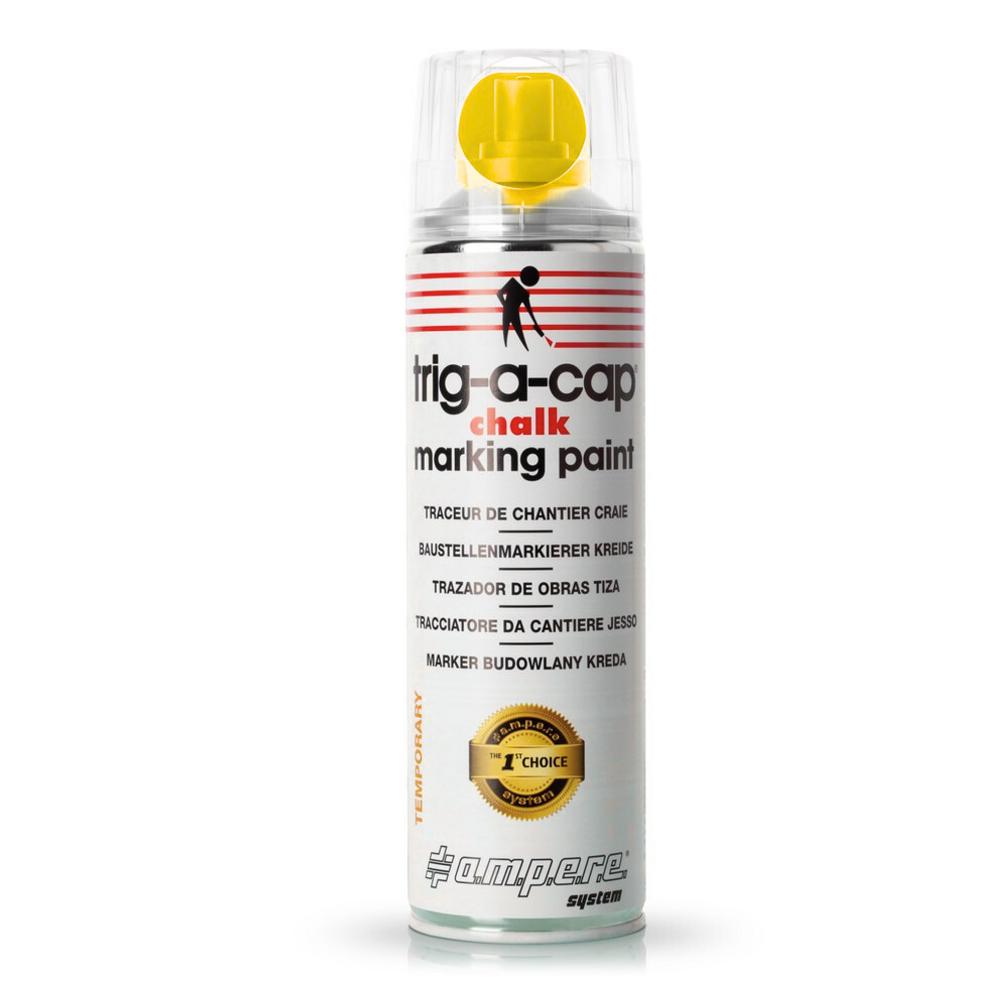 Kreda w sprayu TRIG-A-CAP CHALK, żółta