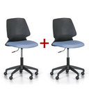 Krzesło biurowe CROOK 1+1 GRATIS, niebieski