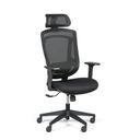 Krzesło biurowe DORLEY, czarne