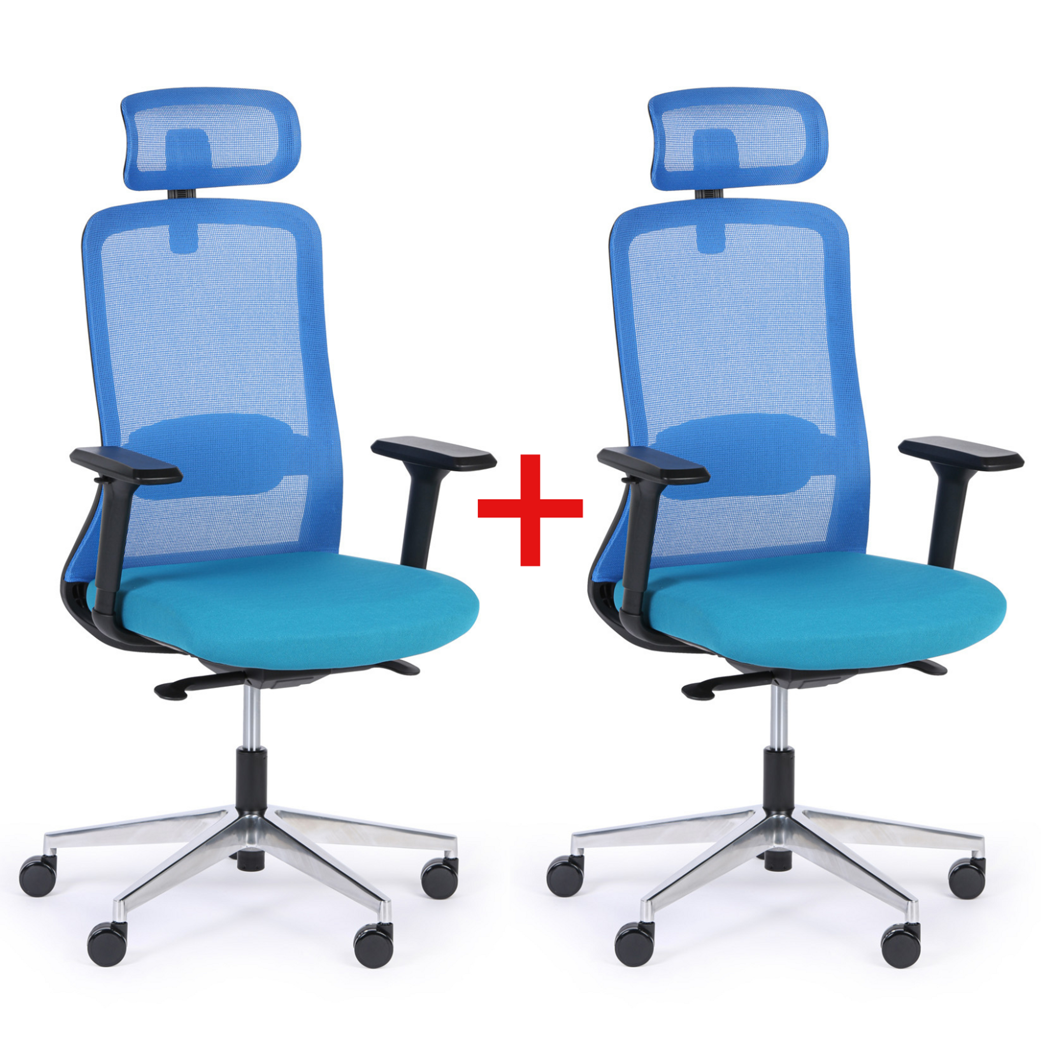 Krzesło biurowe JILL 1+1 GRATIS