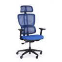 Krzesło biurowe KELLY, niebieski