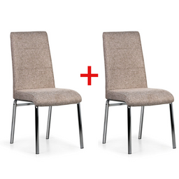 Krzesło konferencyjne INDO, 1+1 GRATIS, brązowy