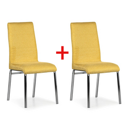 Krzesło konferencyjne INDO, 1+1 GRATIS, musztardowy