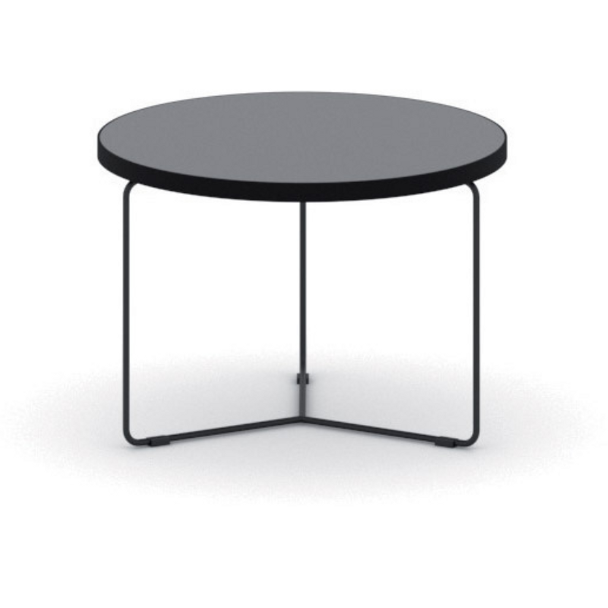 Kulatý konferenční stůl TENDER, průměr 50 cm, grafit