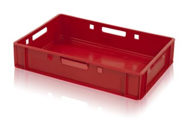 Kunststoff-Fleischkiste E1, 600 × 400 × 125 mm