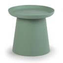 Kunststoff-Kaffeetisch FUNGO, Durchmesser 500 mm, grün