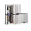 Kunststoff-Putzmittelschrank EVO, Reinigung, 4 Böden, 700 x 470 x 1780 mm