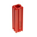 Kunststoff-Werkzeugkasten mit Kegelschaft MORSE M1, Modul 2x2, 1 Kavität, rot