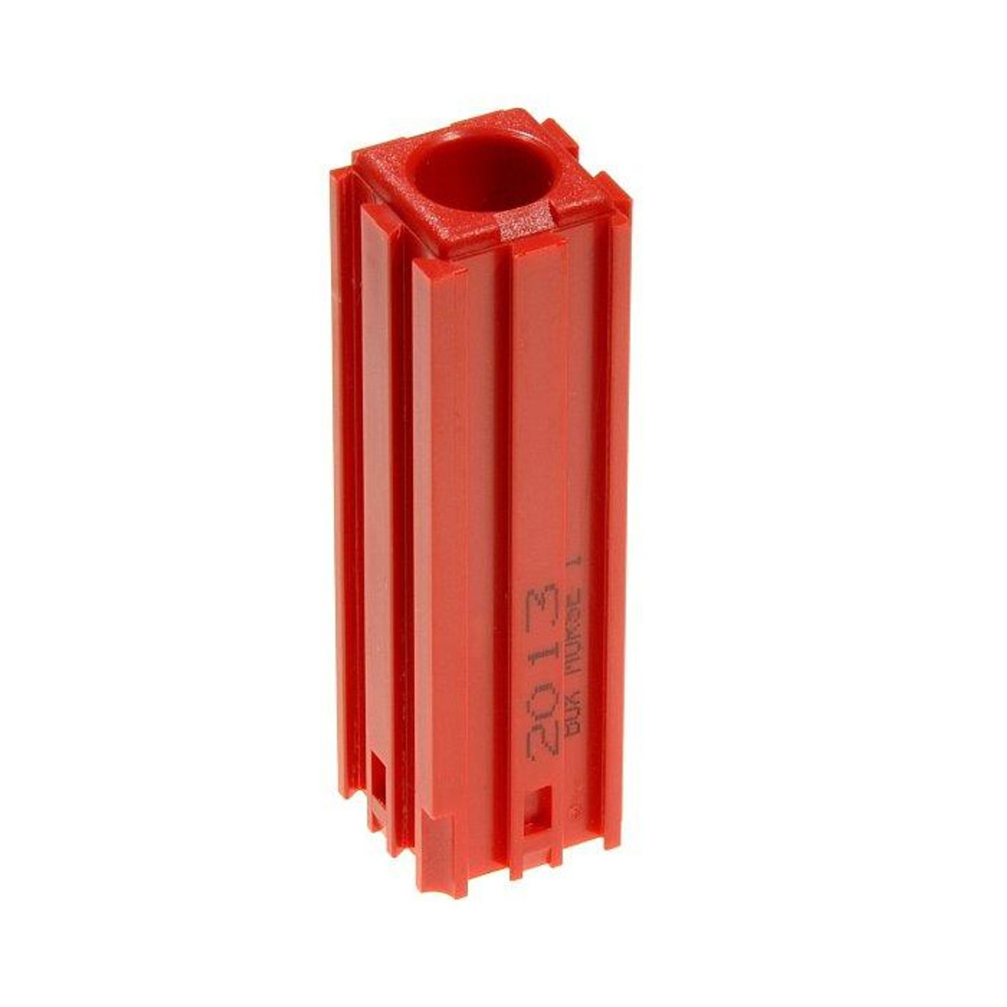 Kunststoff-Werkzeugkasten mit Kegelschaft MORSE M1, Modul 2x2, 1 Kavität, rot