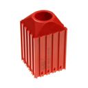 Kunststoff-Werkzeugkasten mit Kegelschaft MORSE M3 50x50, 5x5 Modul, 1 Kavität, rot