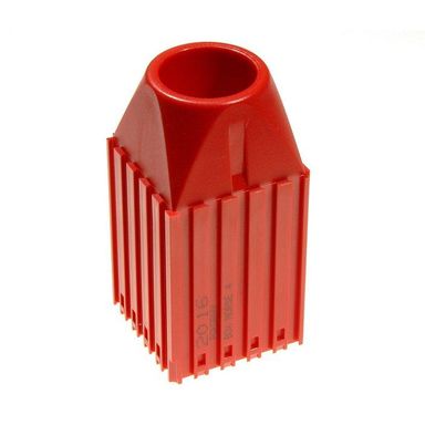 Kunststoff-Werkzeugkasten mit Kegelschaft MORSE M4, 5x5 Modul, 1 Kavität, rot