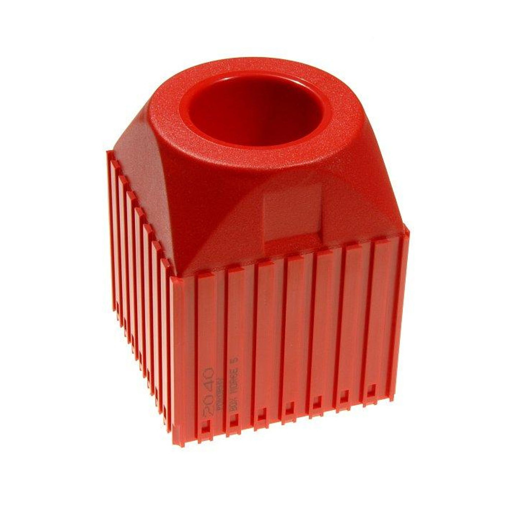 Kunststoff-Werkzeugkasten mit Kegelschaft MORSE M5, Modul 8x8, 1 Kavität, rot