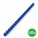Kunststoffbinderücken 10 mm, blau, Packung 500 Stück