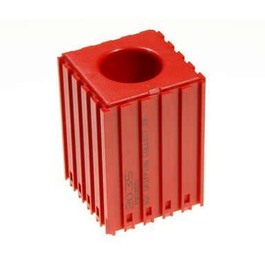Kunststoffbox für Großzange 28 mm, 5x5 Modul, 1 Hohlraum, rot