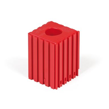 Kunststoffbox für Werkzeugklemme CAPTO C3, 5x5 Modul, 1 Hohlraum, rot