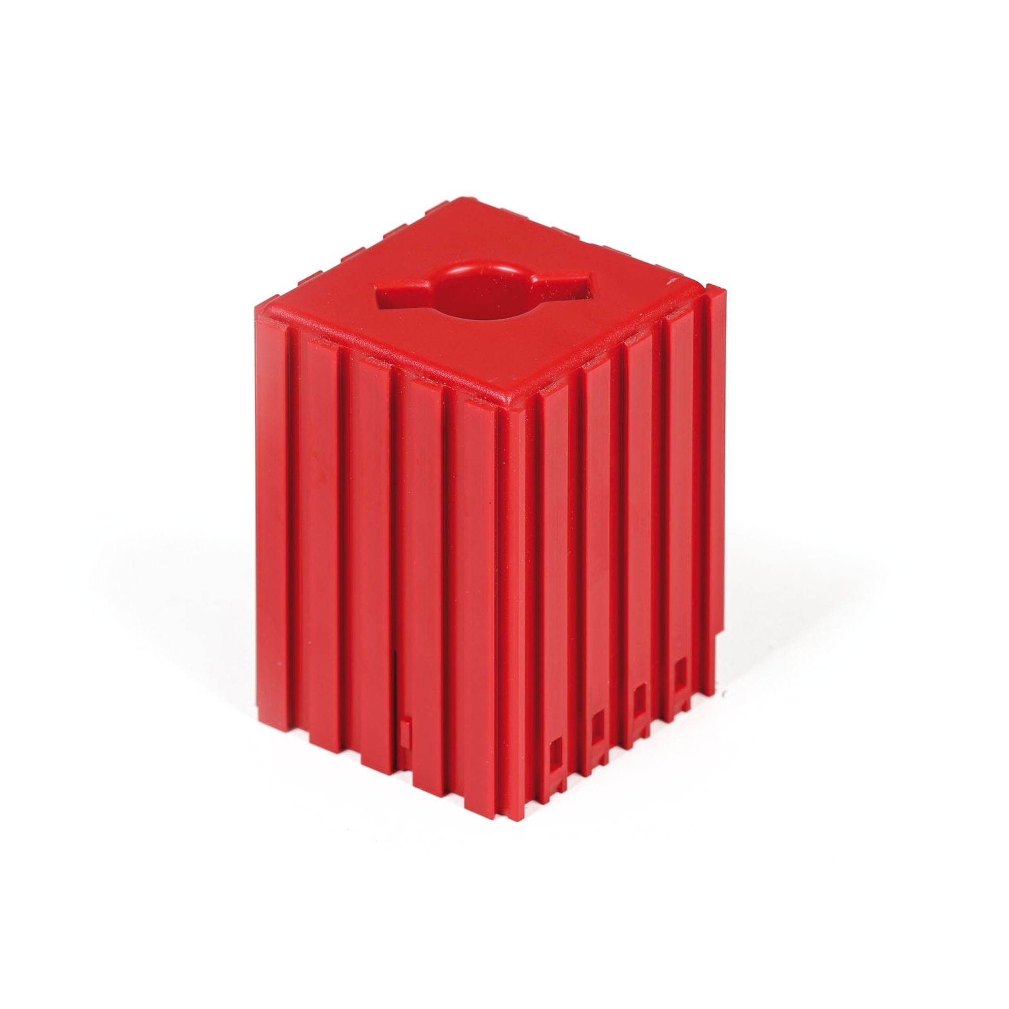 Kunststoffbox für Werkzeugklemme Typ ABS 32, 5x5 Modul, 1 Hohlraum, rot