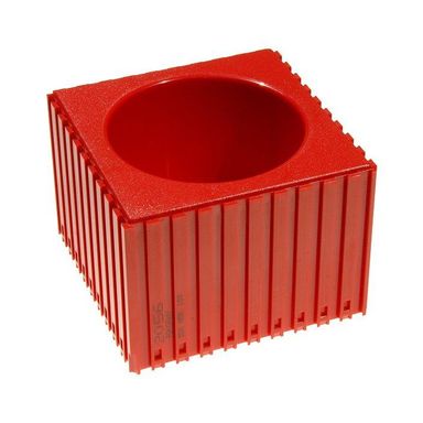 Kunststoffbox für Werkzeugspanner Typ HSK 100, Modul 10x10, 1 Kavität, rot