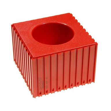 Kunststoffbox für Werkzeugspanner Typ HSK 80, Modul 10x10, 1 Kavität, rot