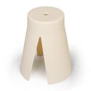 Kunststoffhocker RIKO, beige