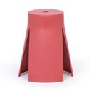 Kunststoffhocker RIKO, rot