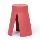 Kunststoffhocker RIKO, rot