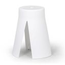 Kunststoffhocker RIKO, weiß