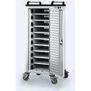 Ladewagen für Laptops/Tablets, 10 Fächer, grau/grau Ladewagen für Laptops/Tablets, 10 Fächer, grau/grau