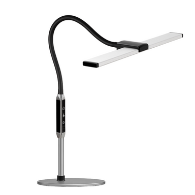 Lampa LED na biurko LUCIO, podstawa, pilot zdalnego sterowania