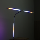 Lampa LED na biurko NOX z efektami RGBW, podstawa, pilot zdalnego sterowania