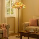 Lampa podłogowa GRAPE, chrom + kolorowe szkło