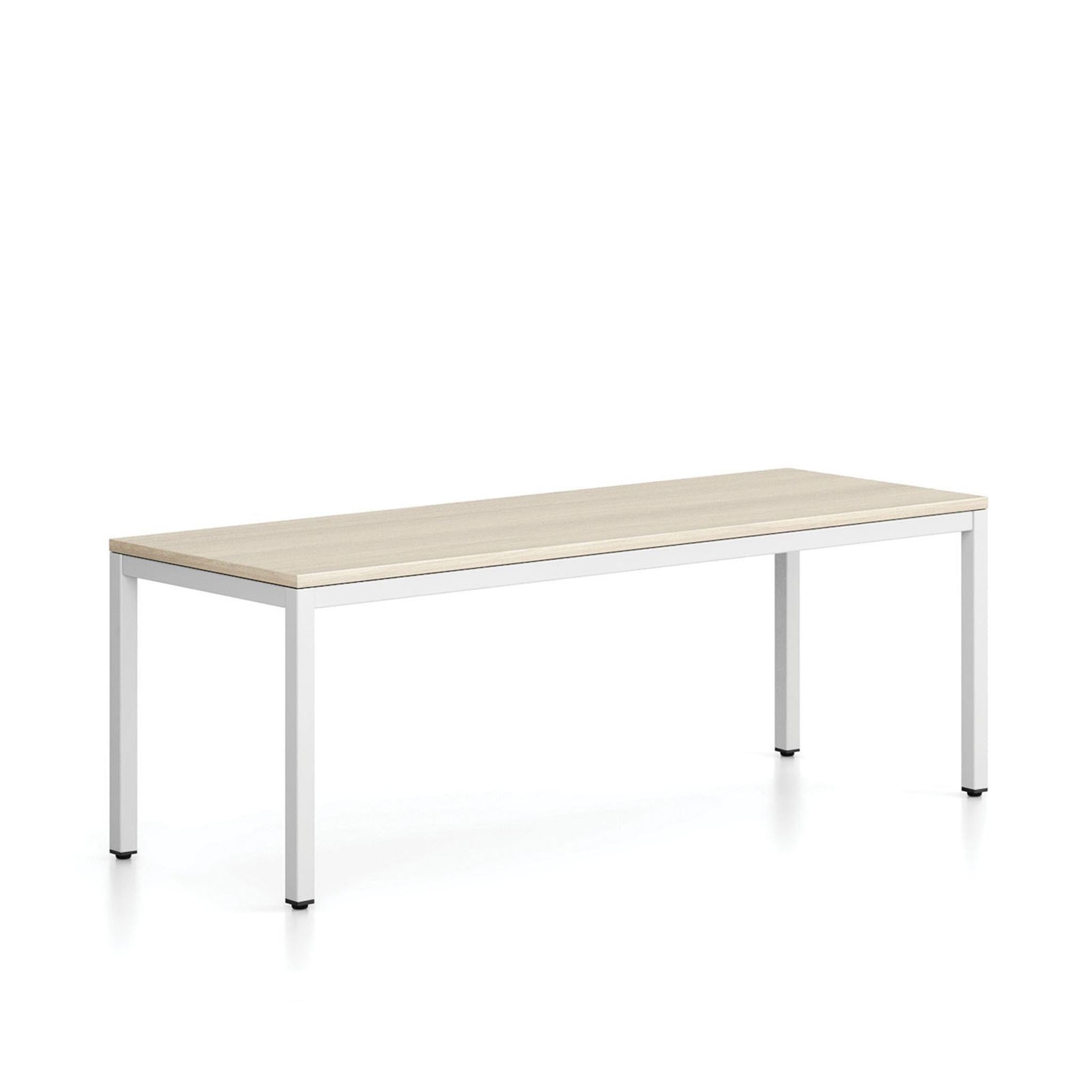 Lavica FRAME, biela podnož, 1685 x 404 x 468 mm