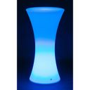 LED-beleuchteter Couchtisch, 110 x 58 cm