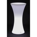 LED-beleuchteter Couchtisch, 110 x 58 cm