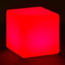 LED-beleuchteter Hocker, 40 x 40 x 40 cm
