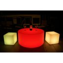 LED-beleuchteter Hocker, 40 x 40 x 40 cm