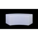 LED-beleuchteter Hocker, 42 x 120 x 44 cm