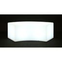LED-beleuchteter Hocker, 42 x 120 x 44 cm